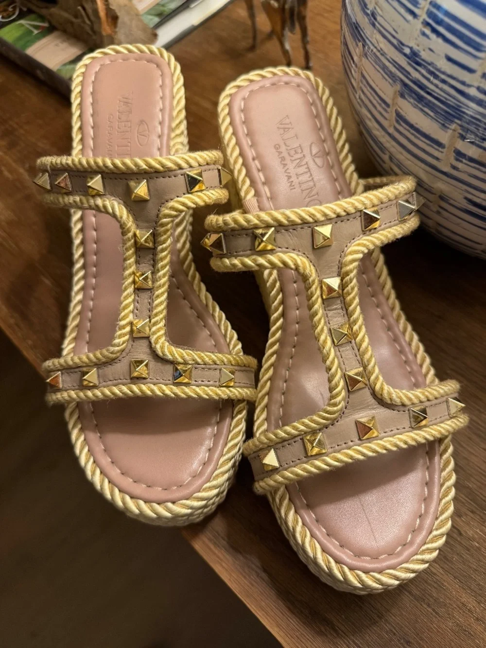 authentic Valentino wedges